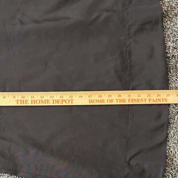 VTG J.Crew Silk Faille A-Line Dress 6 Brown Bow Party Elegant Timeless Holiday - Picture 8 of 10